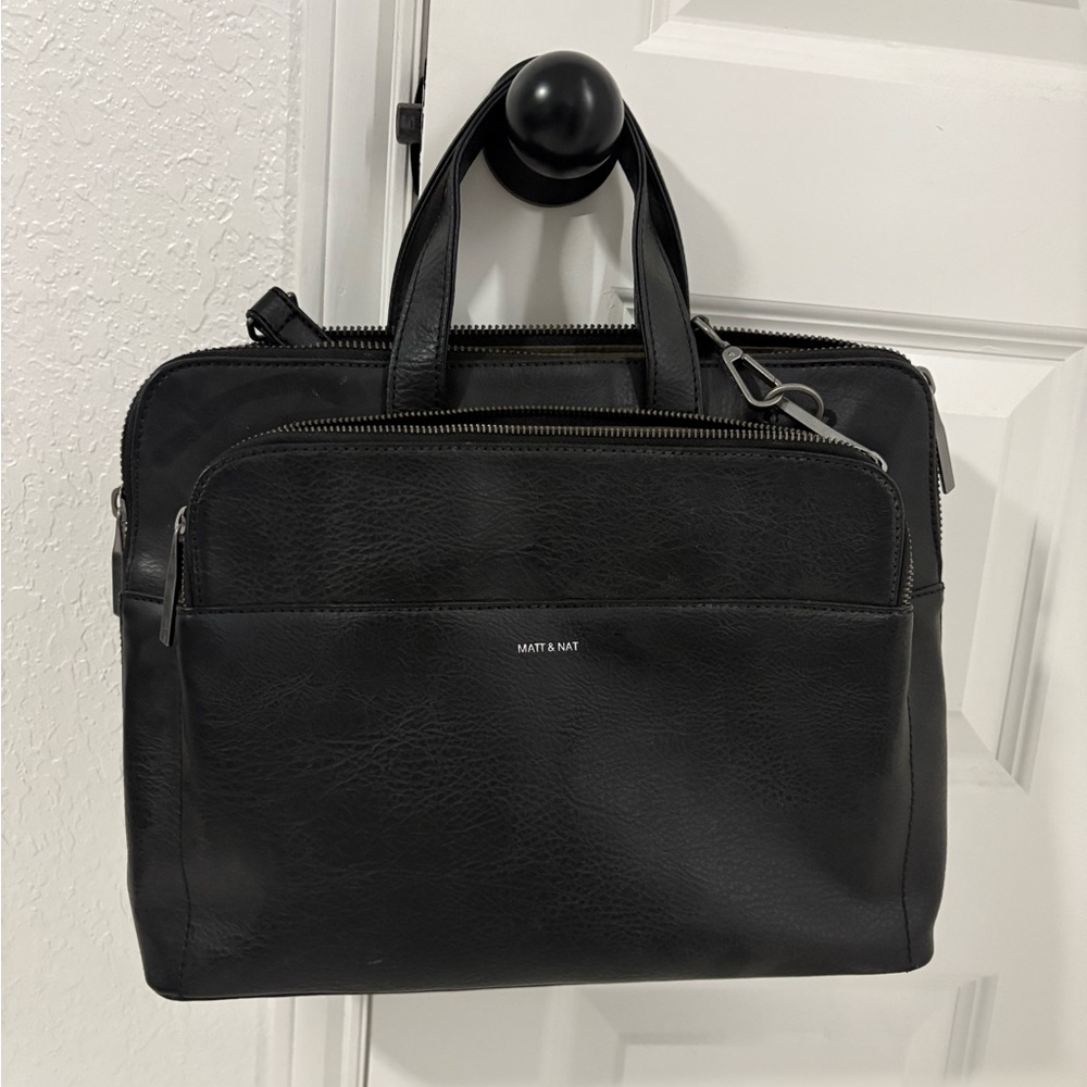 Matt & Nat Charcoal Men's Briefcase